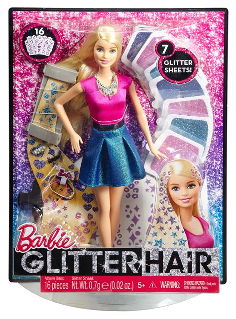 glitter hair barbie doll|barbie glitter hair design doll.